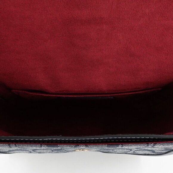 Coach Women's Georgie Saddle Bag In Signature Chambray Blue OS - Picture 11 of 14